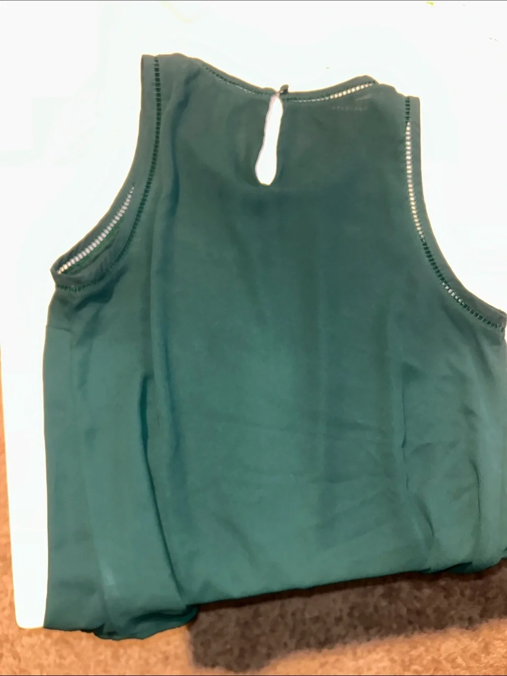 J. Crew Sleeveless Tank in Teal Green